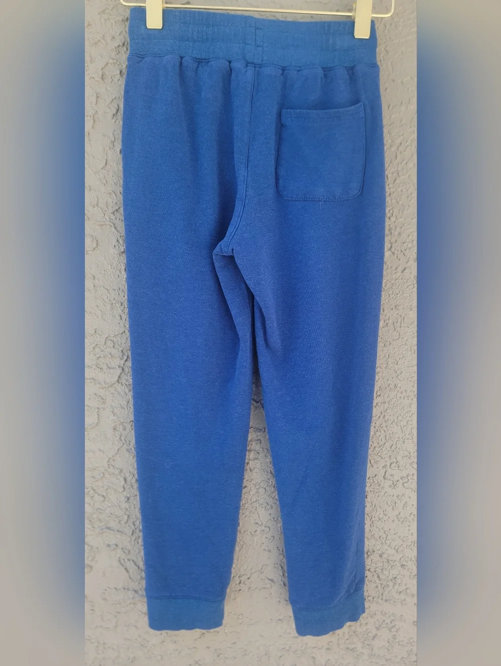 Kickee Pants Blue Bamboo Organic Cotton Joggers Boys small 6/8 Soft